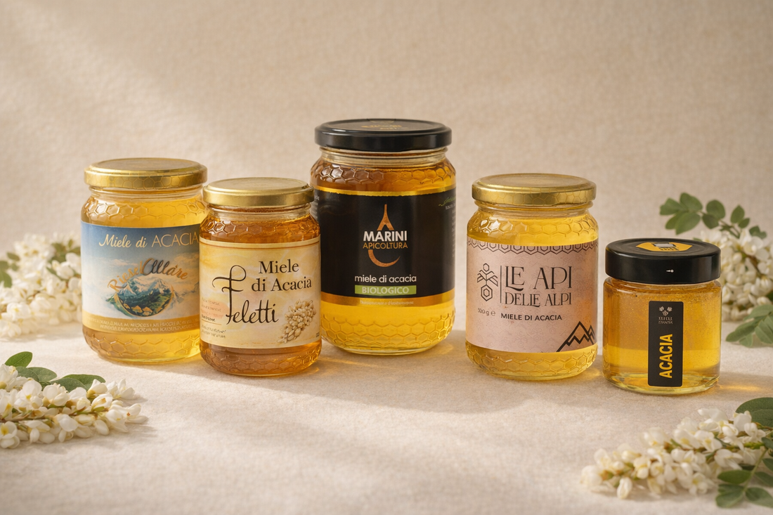 Packshot Miele di Acacia - Italian Honey Hub