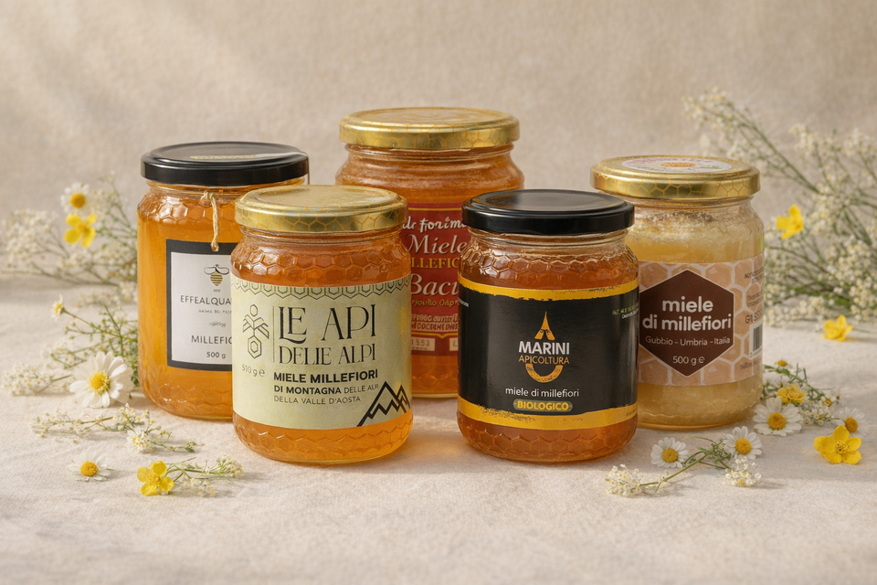 Packshot Miele Millefiori - Italian Honey Hub
