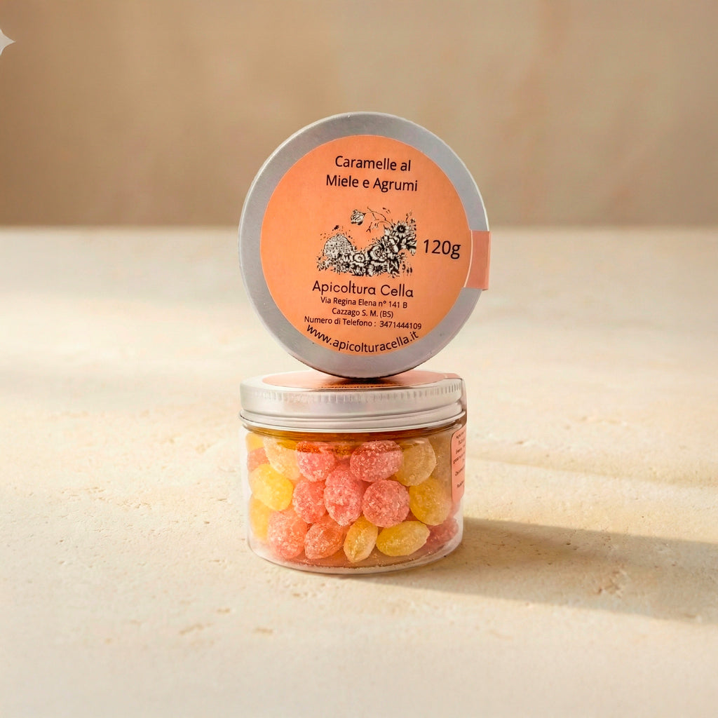 Caramelle al miele e agrumi