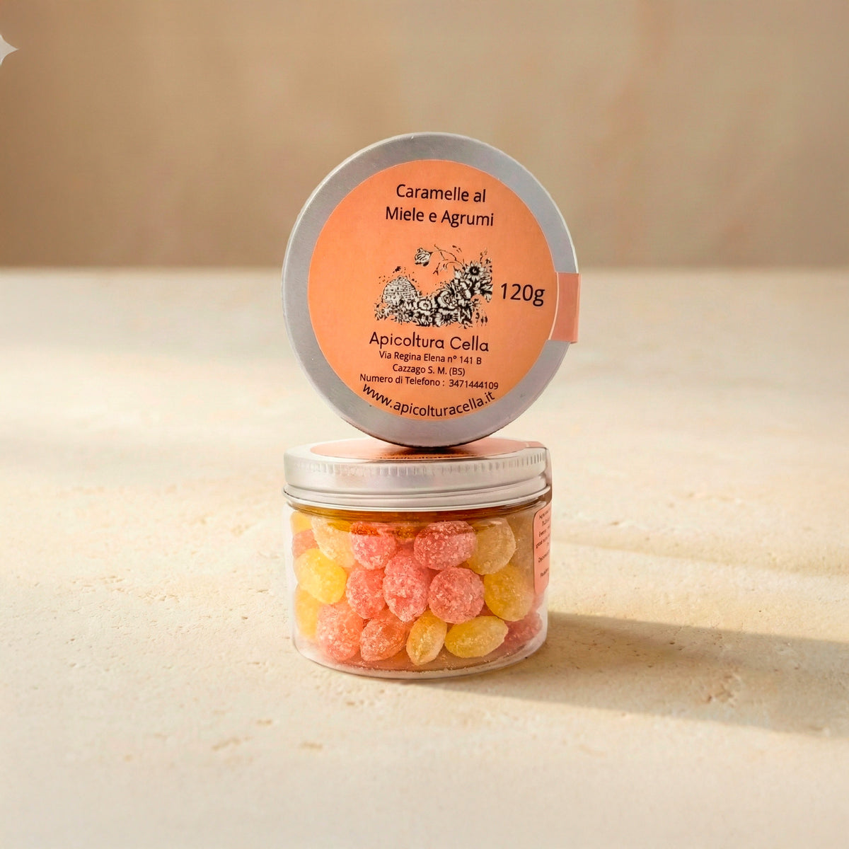 Caramelle al miele e agrumi
