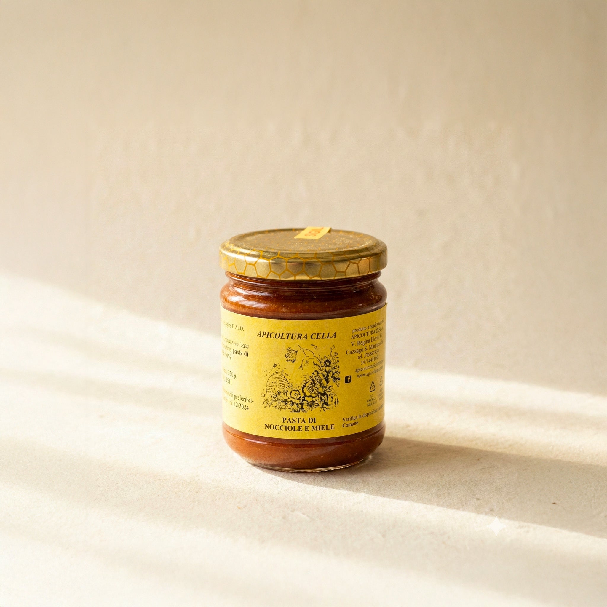 Pasta di nocciole e miele