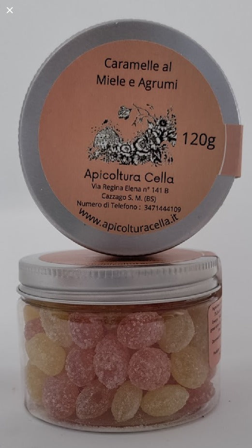 Caramelle al miele e agrumi