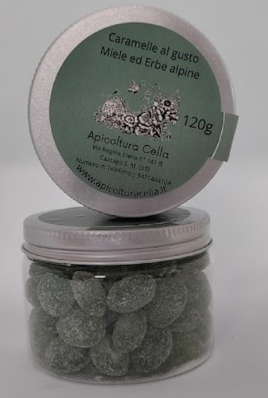 Caramelle al miele e erbe alpine