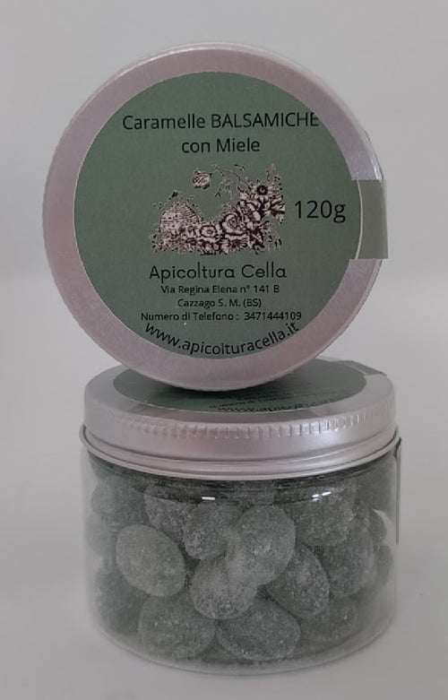 Caramelle al miele balsamiche