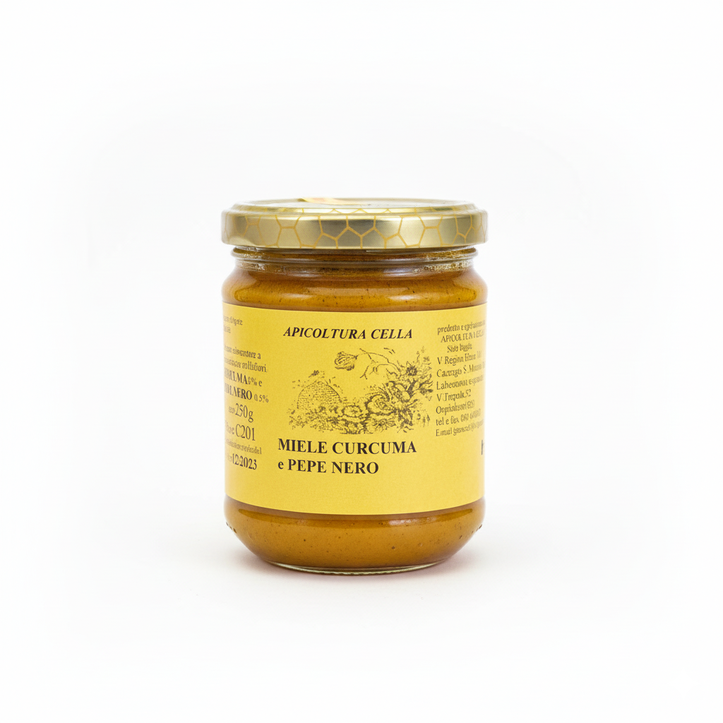 Curcuma pepe e miele