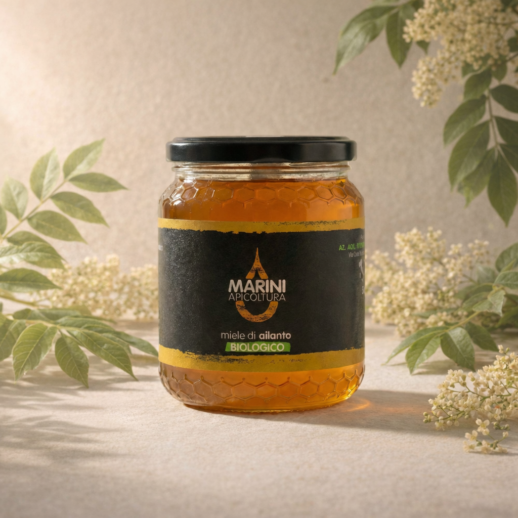 Miele bio di Ailanto - Variante A botanica quadrata
