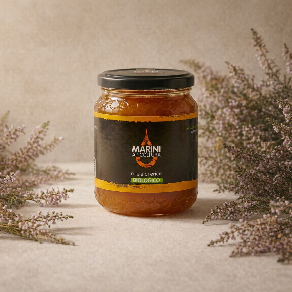 Miele bio di Erica - Variante A botanica quadrata