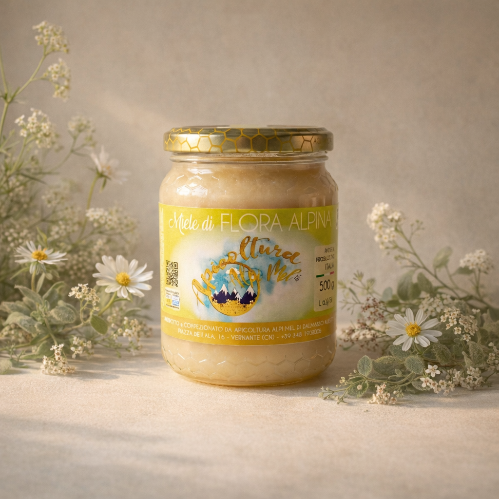 Miele di flora alpina - Variante A botanica quadrata