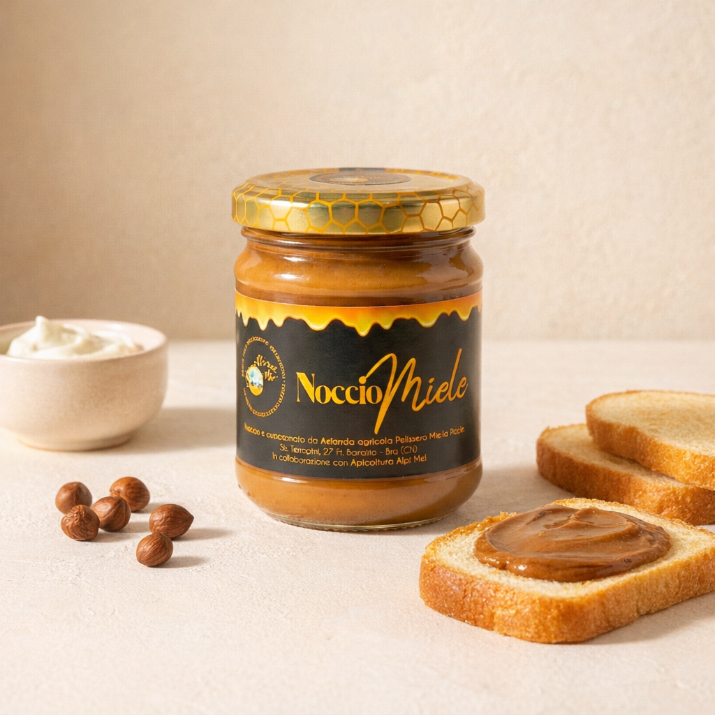 Nocciomiele - Variante B colazione dolce quadrata