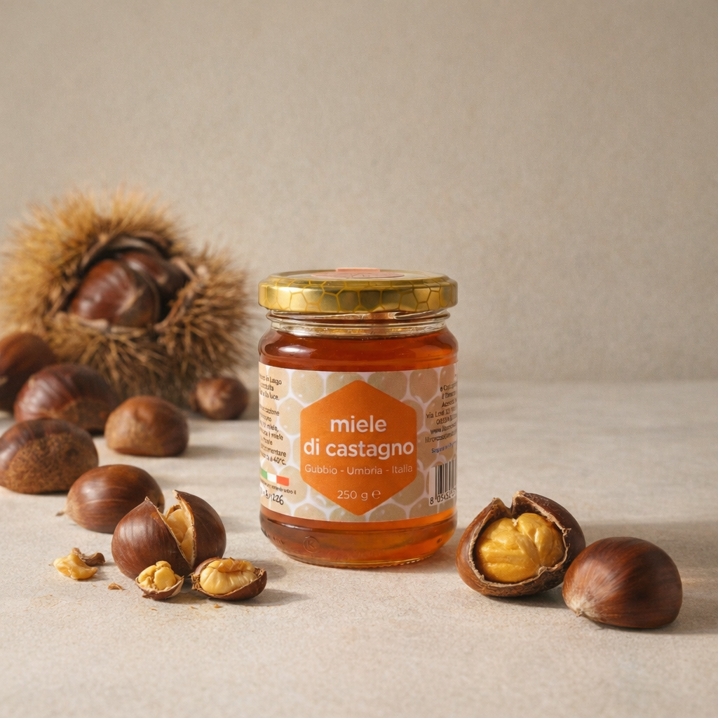 Miele di Castagno - Variante B frutto botanico quadrata
