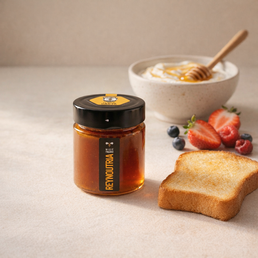 Miele di Reynoutria - Variante B pairing dolce quadrata