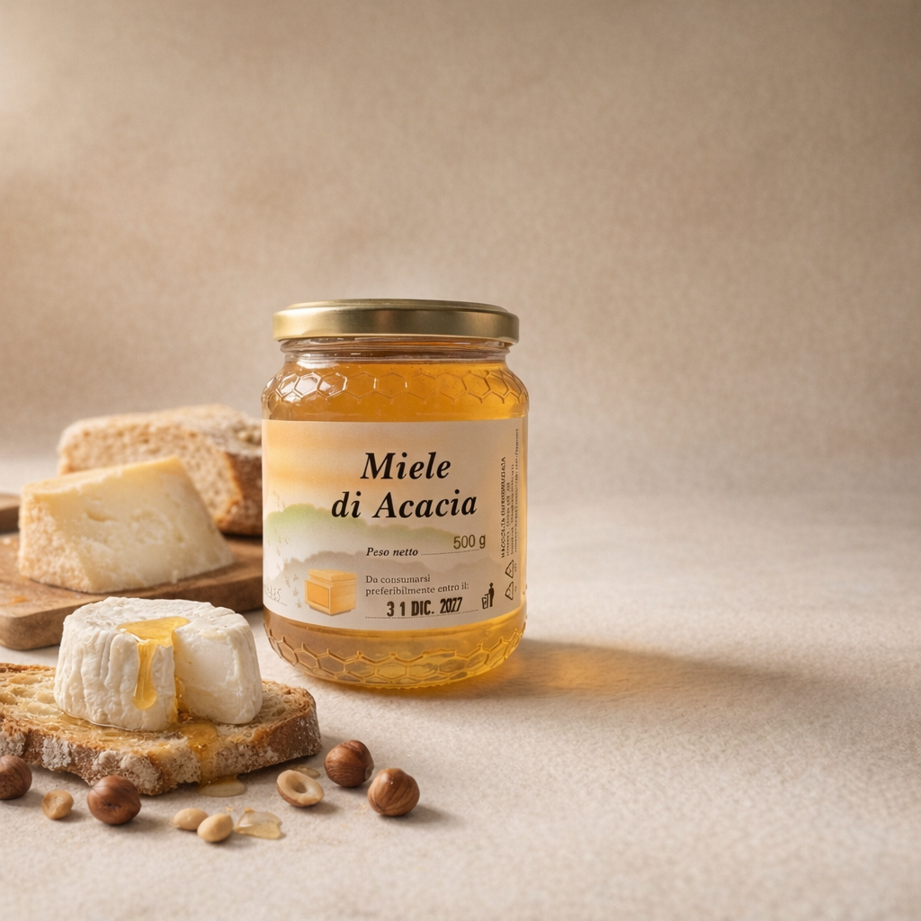 Miele di Acacia - Variante C pairing salato quadrata