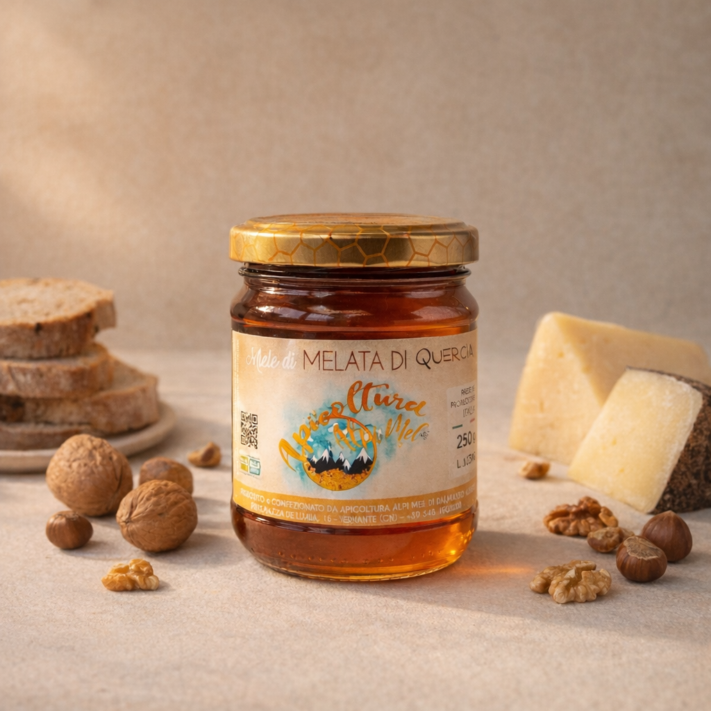 Miele di Melata di Quercia - Variante C pairing salato quadrata