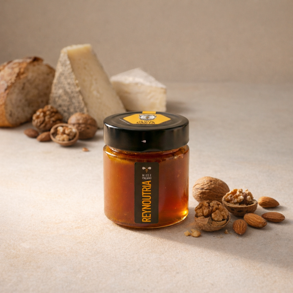 Miele di Reynoutria - Variante C pairing salato quadrata