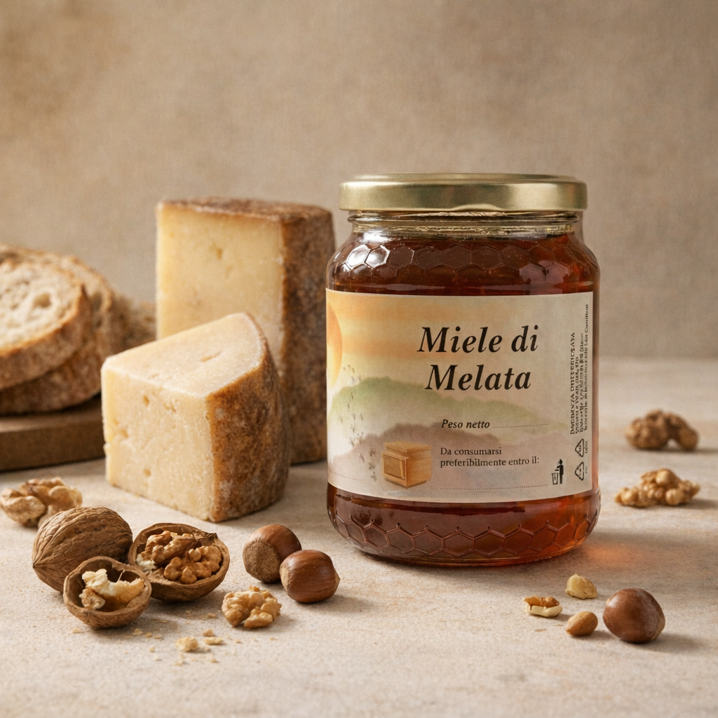 Miele di Melata - Variante C pairing salato quadrata