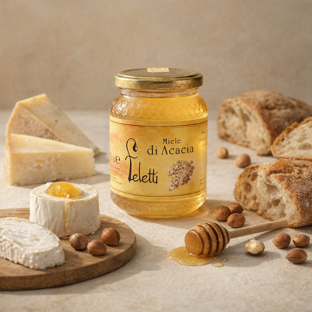 Miele di Acacia - Variante C pairing salato quadrata
